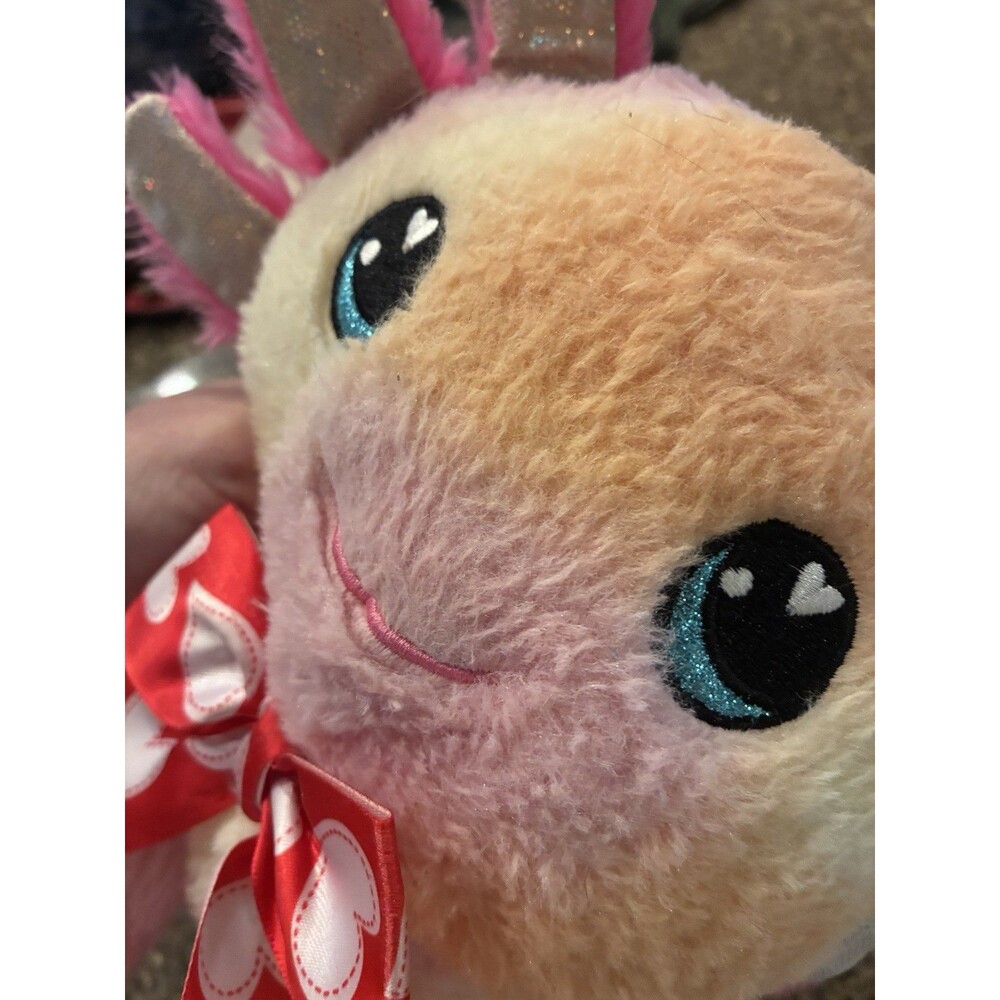 Build-A-Bear Workshop Axolotl Plush Stuffed Animal Washable Small 6-14in Pink - Picture 4 of 5